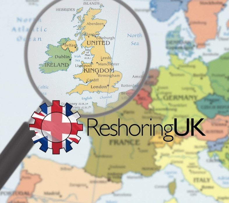 A map, showing the option for reshoring your tools with BEC Group.